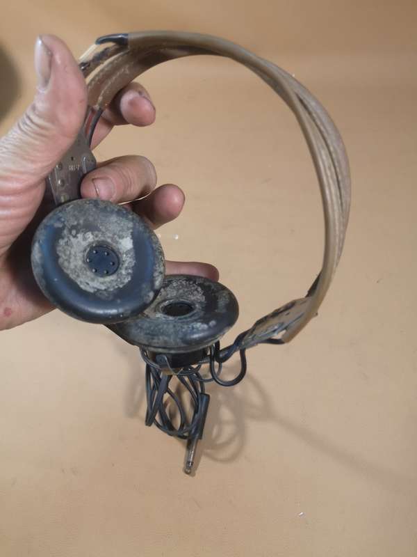 Vintage WWII Aircraft Headset Murdock MC-162-A Headphones