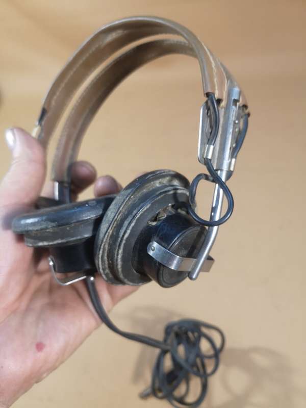 Vintage WWII Aircraft Headset Murdock MC-162-A Headphones