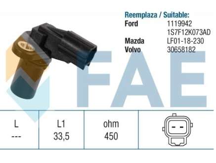 Ford Mondeo III 2.0 16V Mazda Volvo Camshaft Sensor 1s7f-12k073-ad 30658182 / Lf01-18-230