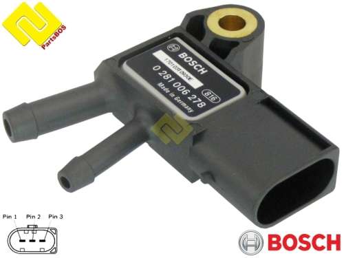 Mercedes-Sprinter-Diesel Exhaust-Pressure-Dpf-Sensor-0281006278