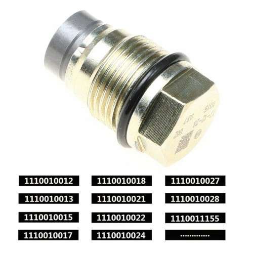 Jeep Chrysler Kia Nissan Common Rail Pressure Limiting Valve 1110010015 1110010018