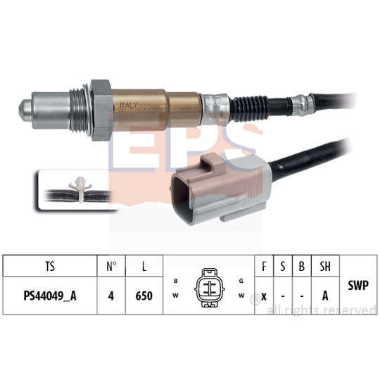 Suzuki Swift Oxygen Sensor 0258010079 1821356KB0, 1821356KB0000, 18213T56KB0000