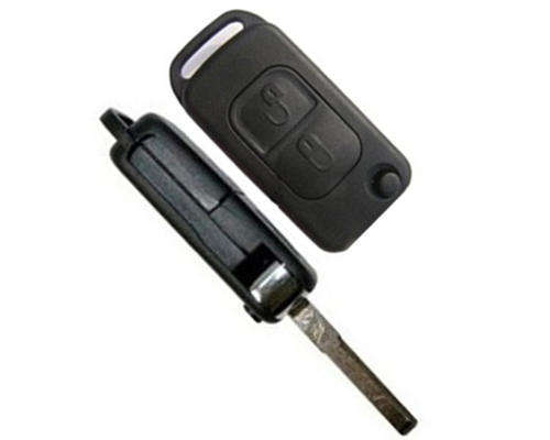 Mercedes Benz C & A Class 2 buttons Key Case With Key Blade