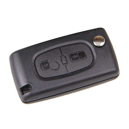2 Buttons Remote Flip Key Shell Cases Fob With New Blade For PEUGEOT 207 307 308