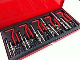 131 PIECE HELICOIL TYPE THREAD REPAIR KIT - M5 M6 M8 M10 M12