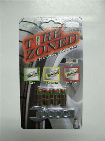TIRE PRESSURE ALERT VALVE CAPS SET