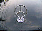 MERCEDES W124 W202 W203 BONNET BADGE 44mm