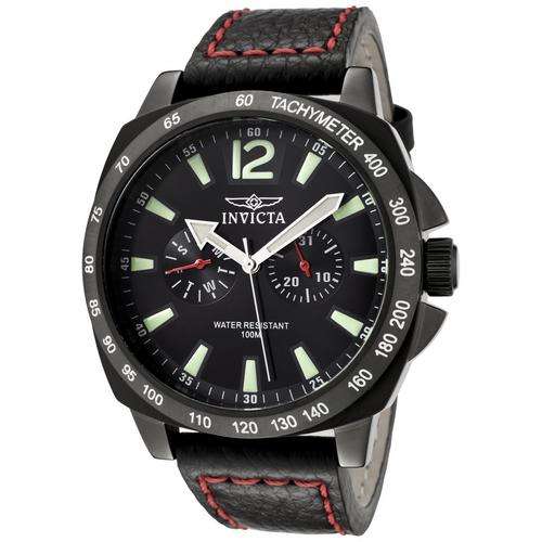 Invicta Men's 0857 II Collection Multi-Function Black Dial Watch