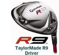 Taylormade R9 Driver - 9.5 Fujikura Stiff Shaft & Cleveland Launcher 3 Wood - Regular Shaft