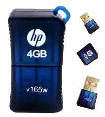 HP 4 GIG Mini Mobile Flash Drive - V165W