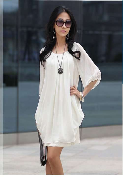 Beautiful sophisticated white dress