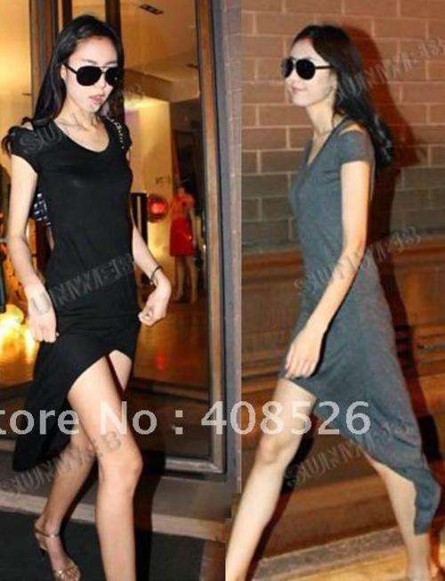 Stylish asymmetrical dress