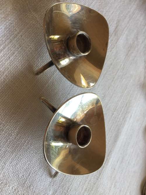PAIR VINTAGE SIGNED CARL COHR ATLA SP 60.3 grams