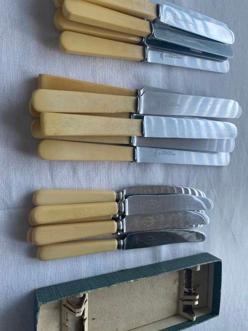 Mappin+WEBB BONE HANDLED LARGE KNIVES NOW R599