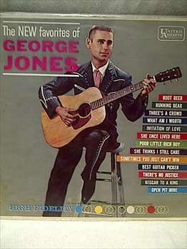 George Jones : The New Favourites of George Jones : Lp in good condition