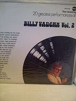 Billy Vaughan : Billy Vaughan Vol 2 : 20 Greatest performances : 2 LP set in VG Condition