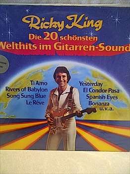 Ricky King : Die 20 schonsten Welthits im Gitarreb Sound   : LP in Excellent Condition