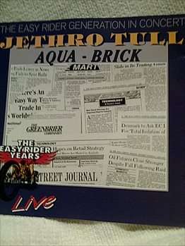 JETHRO TULL, THE EASY RIDER GENERATION IN CONCERT, AQUA-BRICK (CD FOR SALE)