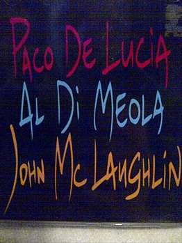 Paco De Lucia John Mclaughlin Al Di Meola : The Guitar Trio : CD