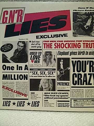 G n R : Guns and Roses: Lies : CD