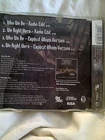 DMX : Who we be: We Right Here: CD Single : CD