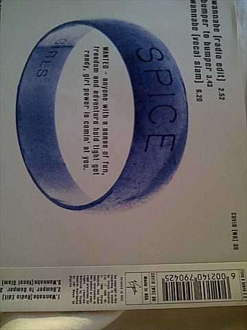 Spice Girls:Wannabe : Cd Single : CD