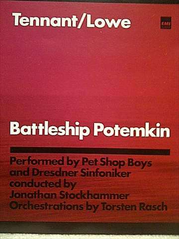 Battleship Potemkin : Performed by the Pet Shop Boys: Tennant / Lowe : CD