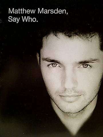 Matthew Marsden:Say Who : CD