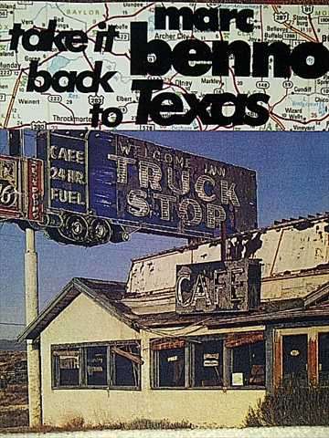 Marc Benno: Take It Back To Texas : CD