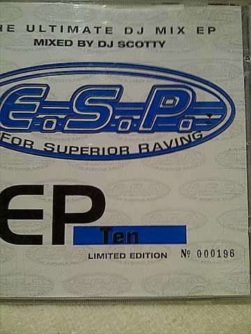 ESP : E.S.P : For Superior Raving : by DJ Scorry : Limited Edition