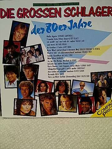 Die Grossen Schlager : Dex 80er Janze : CD
