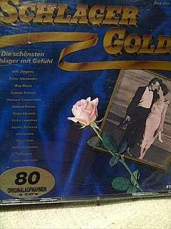 Schlager Gold: 4 Cd Set : Die Schonsten schlager mit gefuhl: 80 originalaufnahmen : CD