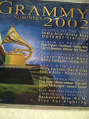 Grammy Nominees: 2002 : Various Artists : CD