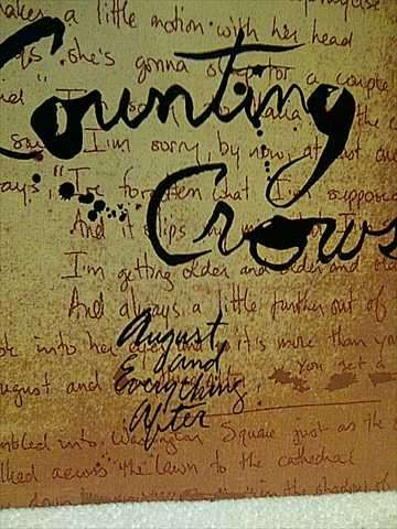COUNTING CROWS, AUGUST AND EVERYTHING AFTER (CD FOR SALE)