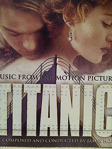 TITANIC  MUSIC FROM THE MOTION PICTURE (COMPOSED & CONDUCTED BY JAMES HORNER) (CD FOR SALE)