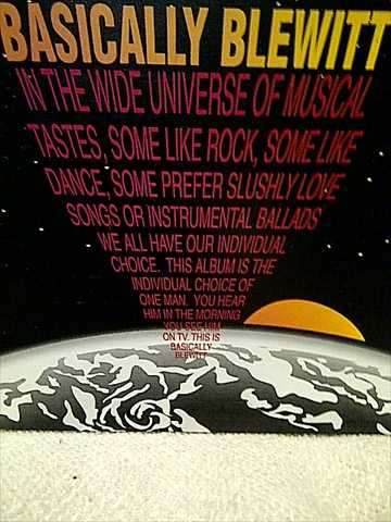 BASICALLY BLEWITT (ROXY MUSIC, 10CC, JIM CROCE, THE CARS ETC.) (CD FOR SALE)