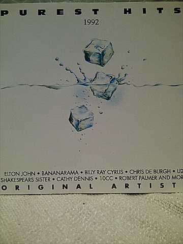 PUREST HITS 1992 (ELTON JOHN, BANANARAMA, BILLY RAY CYRUS, CHRIS DE BURGH ETC.) (CD FOR SALE)