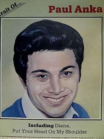 Paul Anka : A Portrait of Paul Anka :20 Tracks including Diana ,put your head on my shoulder : CD