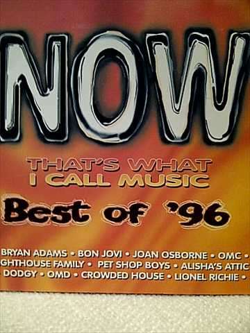 NOW THAT'S WHAT I CALL MUSIC BEST OF '96 (CD FOR SALE)