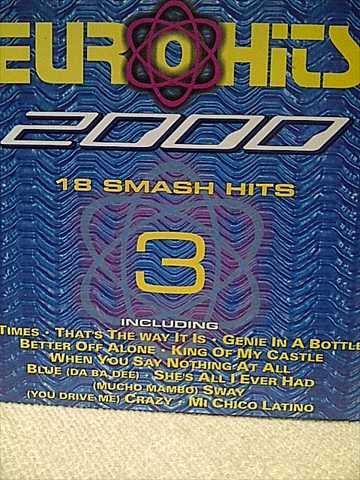 Eurohits 2000 18 Smash Hits Volume 3  : CD