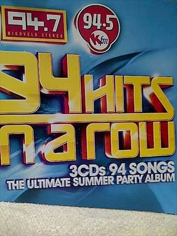 94 Hits in a Row : 94.7 3 Cd Set : The Ultimate Summer Party Album (CD FOR SALE)