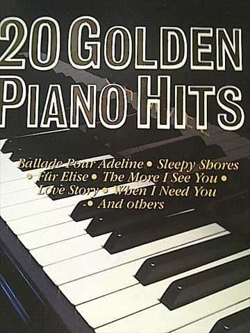 20 GOLDEN PIANO HITS (SLEEPY SHORES, THE MORE I SEE YOU ETC.) (CD FOR SALE)