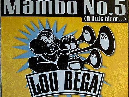 MAMBO NO. 5 - LOU BEGA (SINGLE) (CD FOR SALE)