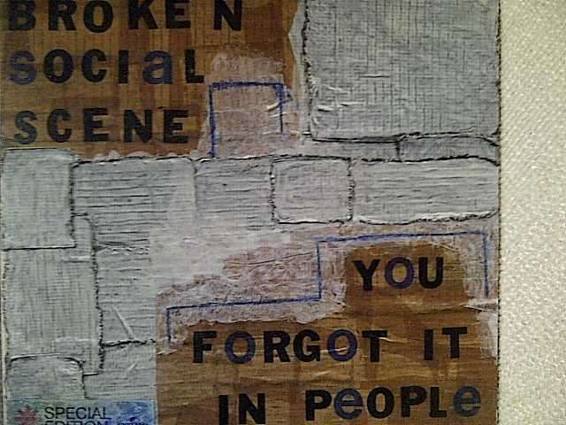 BROKEN SOCIAL SCENE - YOU FORGOT IT IN PEOPLE (CD FOR SALE)