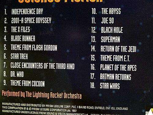 THE WORLD OF SCIENCE FICTION: VARIOUS : CD