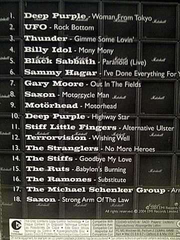 Guitar Anthems : 18 Headbanging Hits  : CD