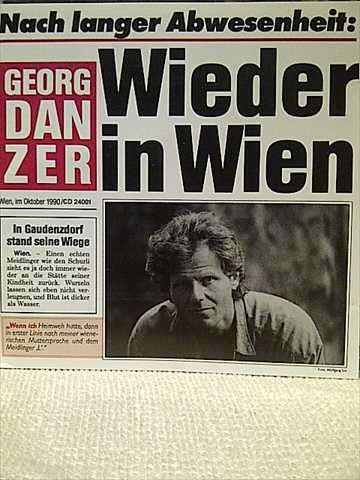 Georg Danzer : Wieder in Wien : CD