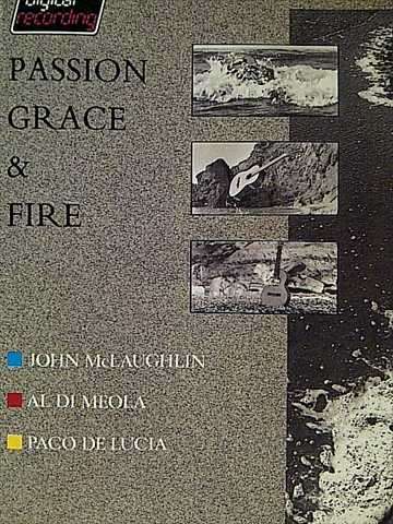 Passion Grace and Fire : John MCLaughlin Al Di Meola Paco De Lucia : CD