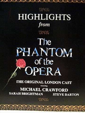 Highlights from The Phantom of the Opera : CD