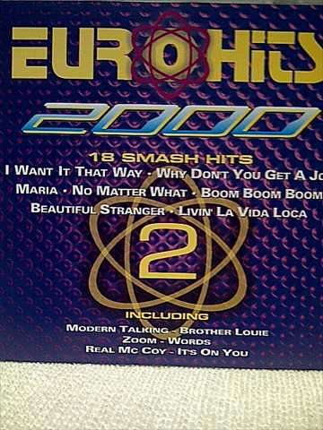 Eurohits 2000 : Volume 2 : Various Artists : CD